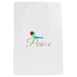 Holiday Little Bird  Messenger of Peace Medium Cadeauzakje