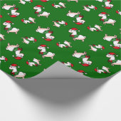 Holiday Llama Elf Cadeaupapier (Hoek)