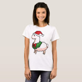 Holiday Llama Elf T-shirt (Voorkant volledig)