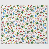 Holiday Llama Madness Cadeaupapier (Vlak)