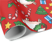 Holiday Llama Madness Cadeaupapier (Rol Hoek)