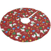 Holiday Llama Madness Kerstboom Rok (Gekanteld)