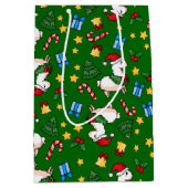 Holiday Llama Madness Medium Cadeauzakje (Voorkant)