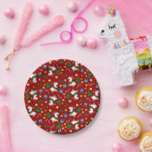 Holiday Llama Madness Papieren Bordje (Feest)