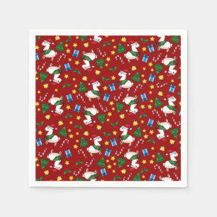 Holiday Llama Madness Servetten