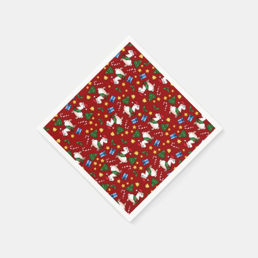 Holiday Llama Madness Servetten (Hoek)