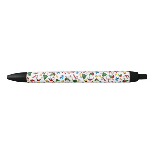 Holiday Llama Madness Zwarte Inkt Pen (Voorkant)