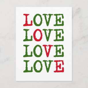 Holiday Love Feestdagenkaart