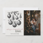 Holiday Love Feestdagenkaart (Voorkant)