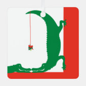 Holiday Love Gator Ornament (Voorkant)
