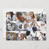 Holiday Love | Moderne minimale meervoudige raster Feestdagenkaart (Voorkant)