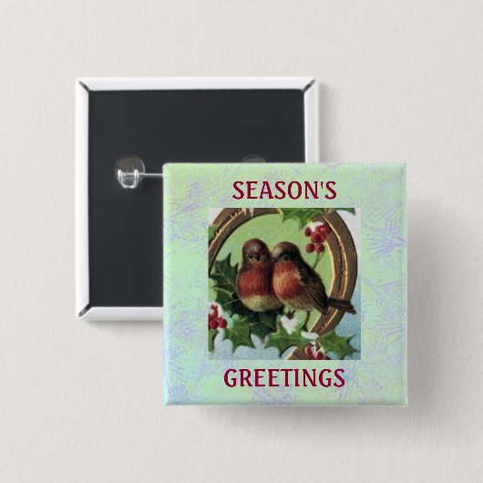 Holiday Lovevogels Button (Voorkant /achterkant)