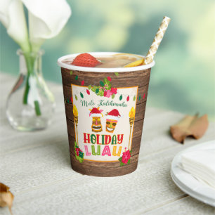 Holiday Luau Party Paper Cups Papieren Bekers