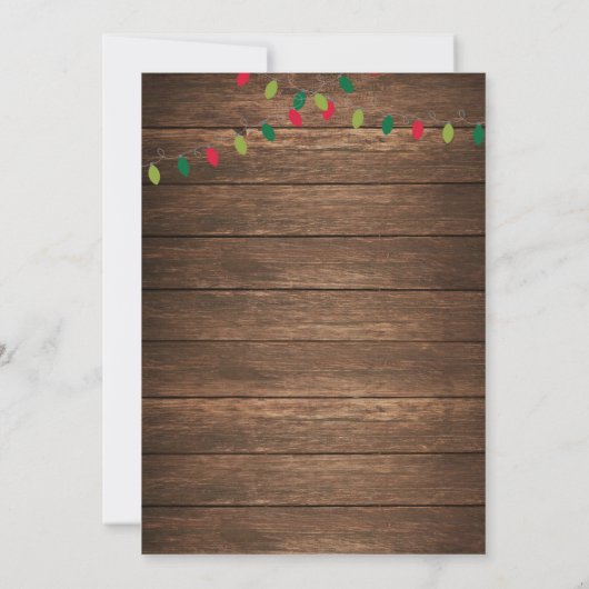 Holiday Luau Uitnodiging (Achterkant)