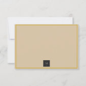 Holiday Luxe Elegant RSVP Card for Business (Achterkant)