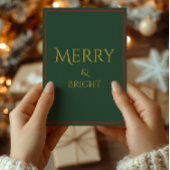 Holiday Luxe Modern Elegant Invitation Card Kaart