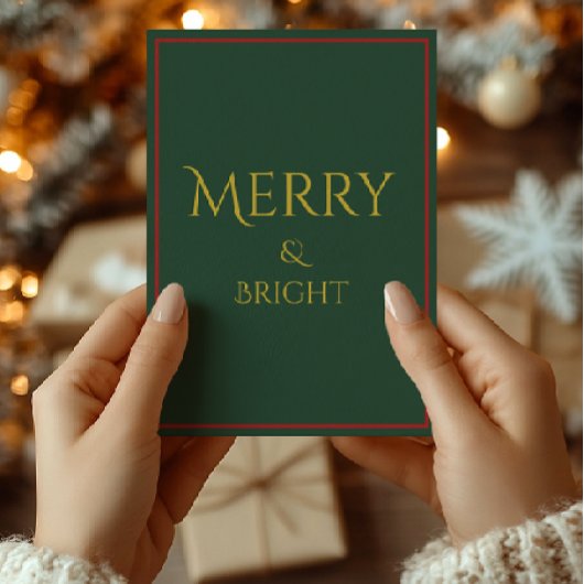 Holiday Luxe Modern Elegant Invitation Card Kaart