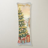 Holiday Magic Christmas Pillow Lichaamskussen (Voorkant Verticaal)