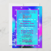 Holiday Magic Invitation - Northern Lights Kaart (Achterkant)