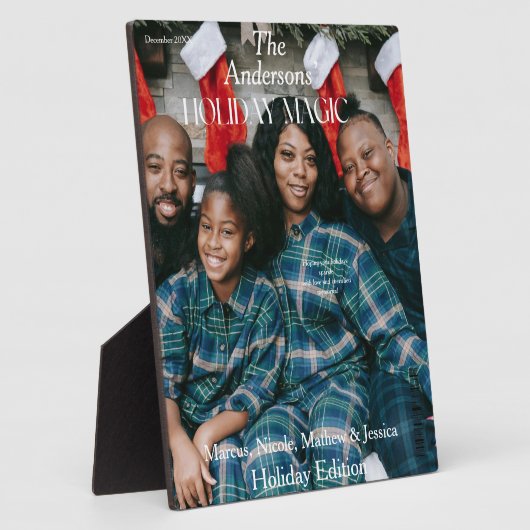 Holiday Magic Magazine Fotocover Fotoplaat (Zijkant)