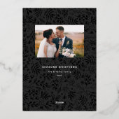 Holiday Magic Photo Gold Foil Kaart (Achterkant)