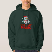 Holiday Magic Snowman Christmas Gift Hoodie Unisex (Voorkant)