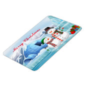 Holiday Magnet-Snowmen Magneet (Linkerzijde)