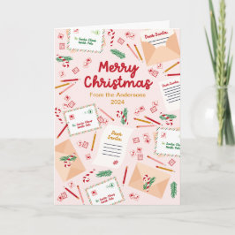 Holiday Mail & Letters to Santa - Vrolijk Kerstfee Feestdagen Kaart