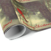 Holiday Male Kardinaal Cadeaupapier (Rol Hoek)