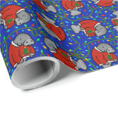 Holiday Manatees Cadeaupapier (Rol Hoek)