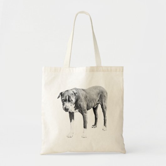 Holiday Market Pit Bull Tote Bag (Voorkant)