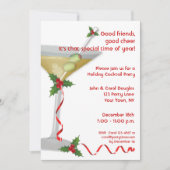 Holiday Martini Party Invitation Kaart (Voorkant)