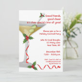 Holiday Martini Party Invitation Kaart (Staand voorkant)