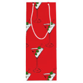 Holiday martini wine bag wijn cadeautas (Achterkant)