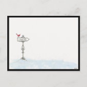 Holiday Maze Wenskaart Feestdagenkaart (Achterkant)