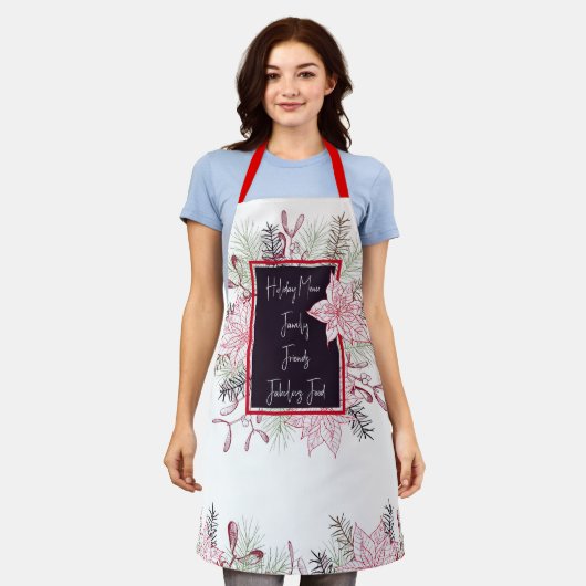 Holiday Menu All-Over Print Schort (Gedragen)