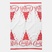 Holiday Merry Christmas  Theedoek (Verticaal)