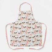 Holiday met schattige paasbunnies schort (Voorkant)