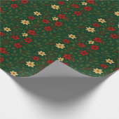 Holiday Mistletoe Wrapping Paper Cadeaupapier (Hoek)