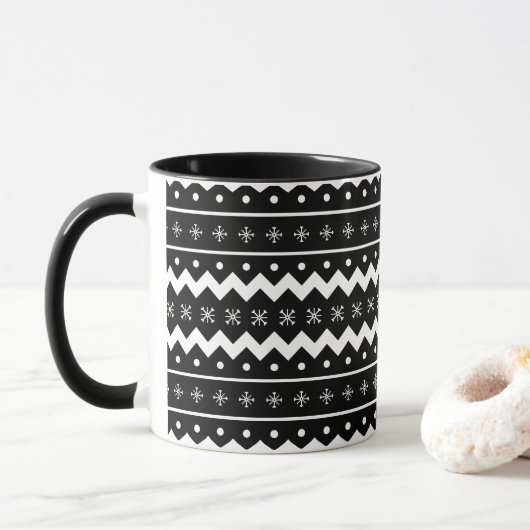 Holiday Mittens Warm wil kerstkoffie Mok (Met donut)