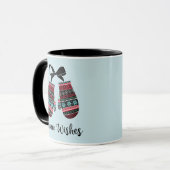 Holiday Mittens Warm wil kerstkoffie Mok (Voorkant links)