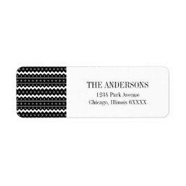 Holiday Mittens Warm Wish Address Label