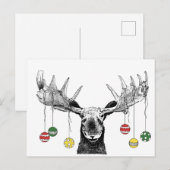 Holiday Moose Briefkaart (Voorkant / Achterkant)