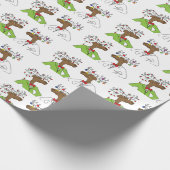 Holiday Moose Cadeaupapier (Hoek)