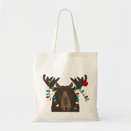 Holiday Moose Canvas tas