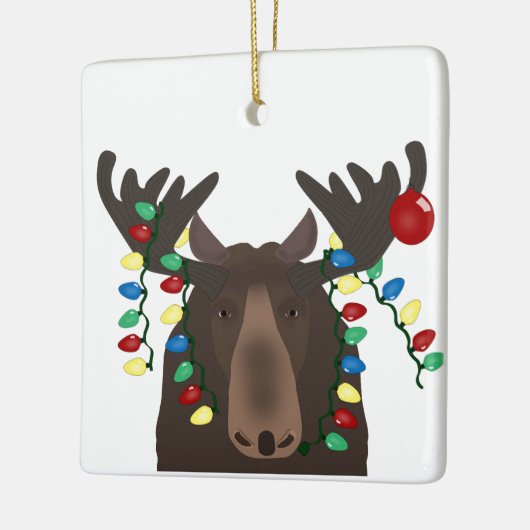 Holiday Moose Ornament (Links)