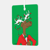 Holiday Moose Ornament (Voorkant links)
