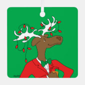 Holiday Moose Ornament (Voorkant)