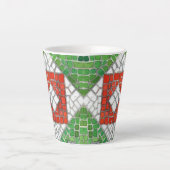 HOLIDAY MOSAIC Latte Mok (Voorkant)