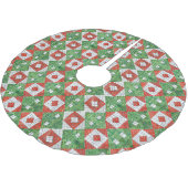 HOLIDAY MOSAIC Tree Skirt Kerstboom Rok (Gekanteld)